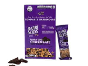 Barrinolas Avena con Chocolate 100% Natural